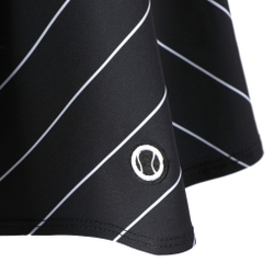 Женская теннисная юбка Tennis-Point Stripes Skirt Special Edition Women - Black, White