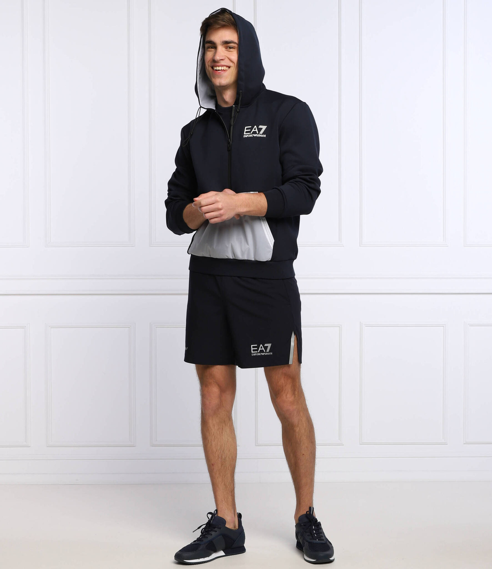 Худи EA7 - темно-синий(3LPM17 PJEZZ)