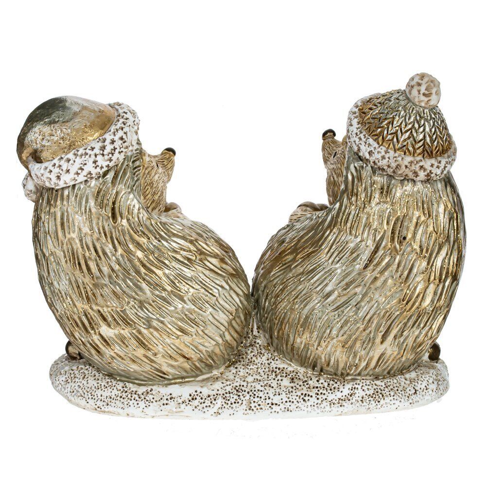 GAEM Фигурка декоративная "Ёжики", L12,5 W5 H9 см