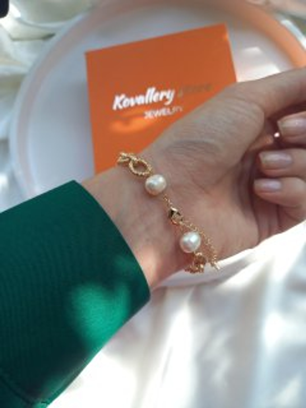 Браслет "Крестовый жемчуг"