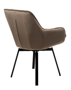Стул MAVERICK 360 град. поворот. BLUVEL-40 BEIGE/ черный каркас, М-City