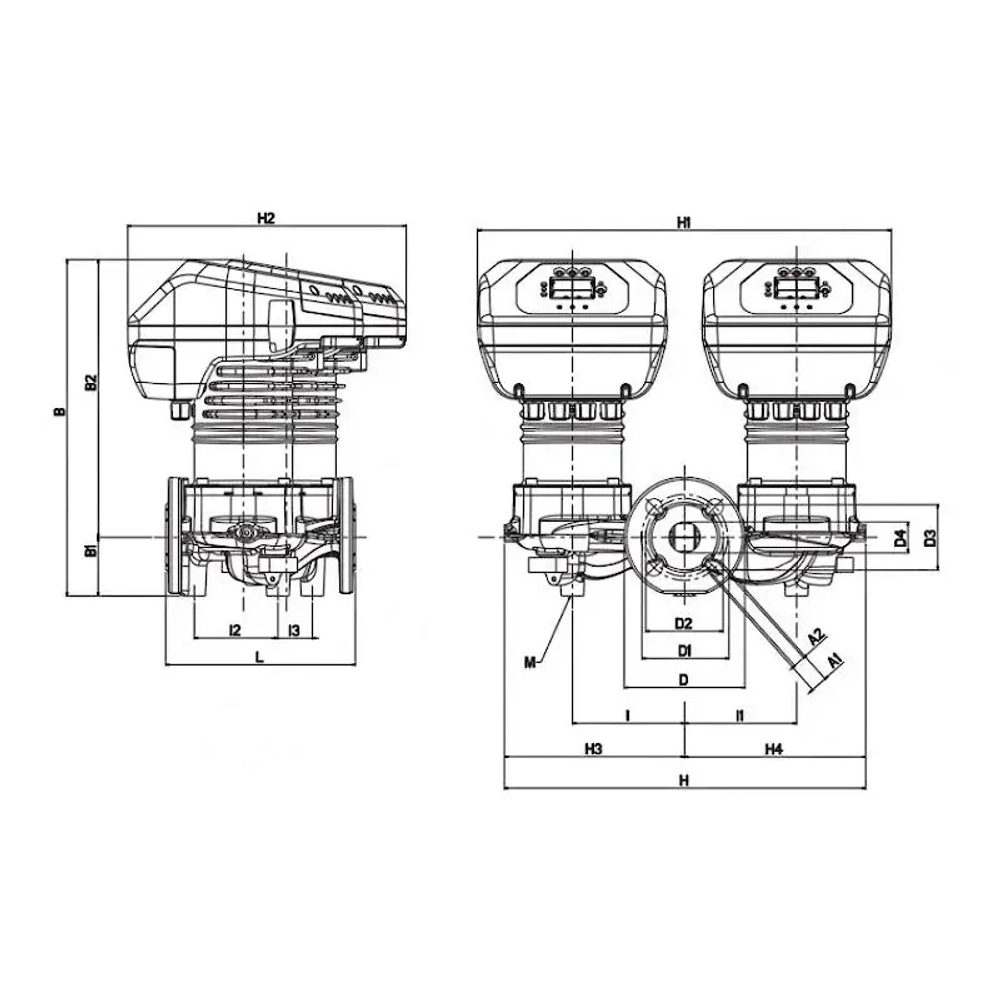 Насос циркуляционный промышленный DAB EVOPLUS D 120/220.32 M, 60151000