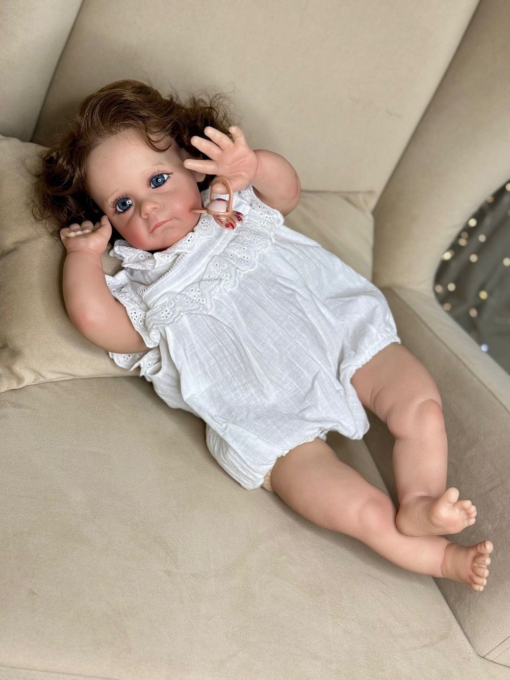 Кукла Реборн мягконабивная 60см (FA-596A1)