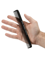 REBEL BARBER TOTAL BLACK R340 - Парикмахерская расческа