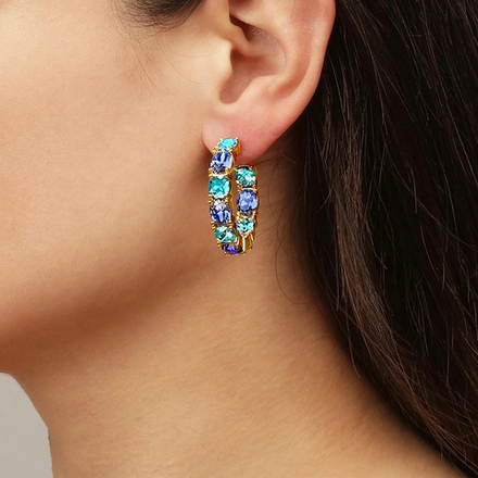 Серьги Dyrberg Kern GRETIA SG AQUA BLUE 440069