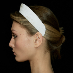 Кокошник белый с гипюром