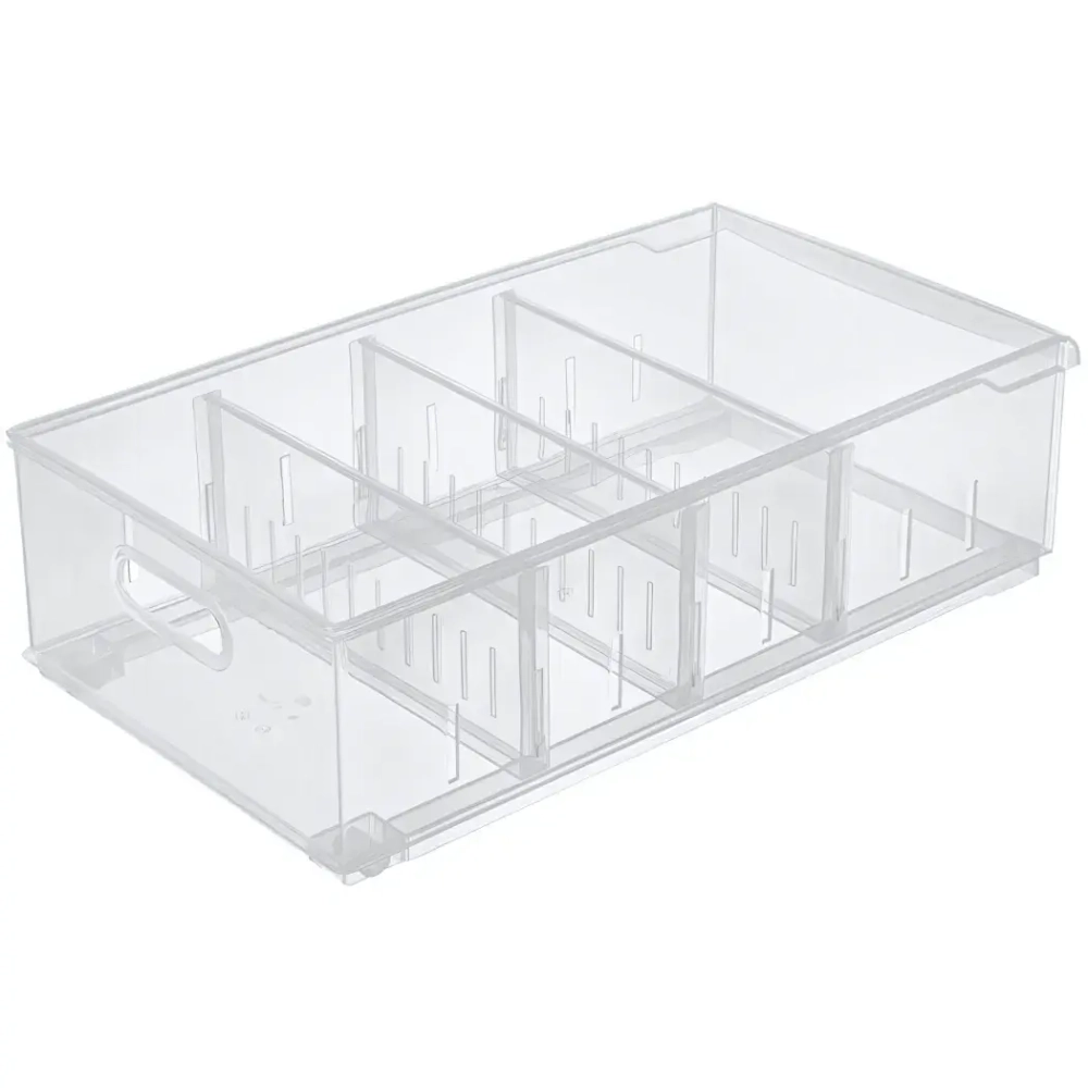 Контейнер универсальный для хранения «ROLLY», бесцветный, 24,2*45*12,9см, 11,5л