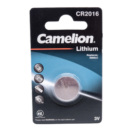 Литиевая батарейка Camelion CR2016 BL-1, 3V 3068