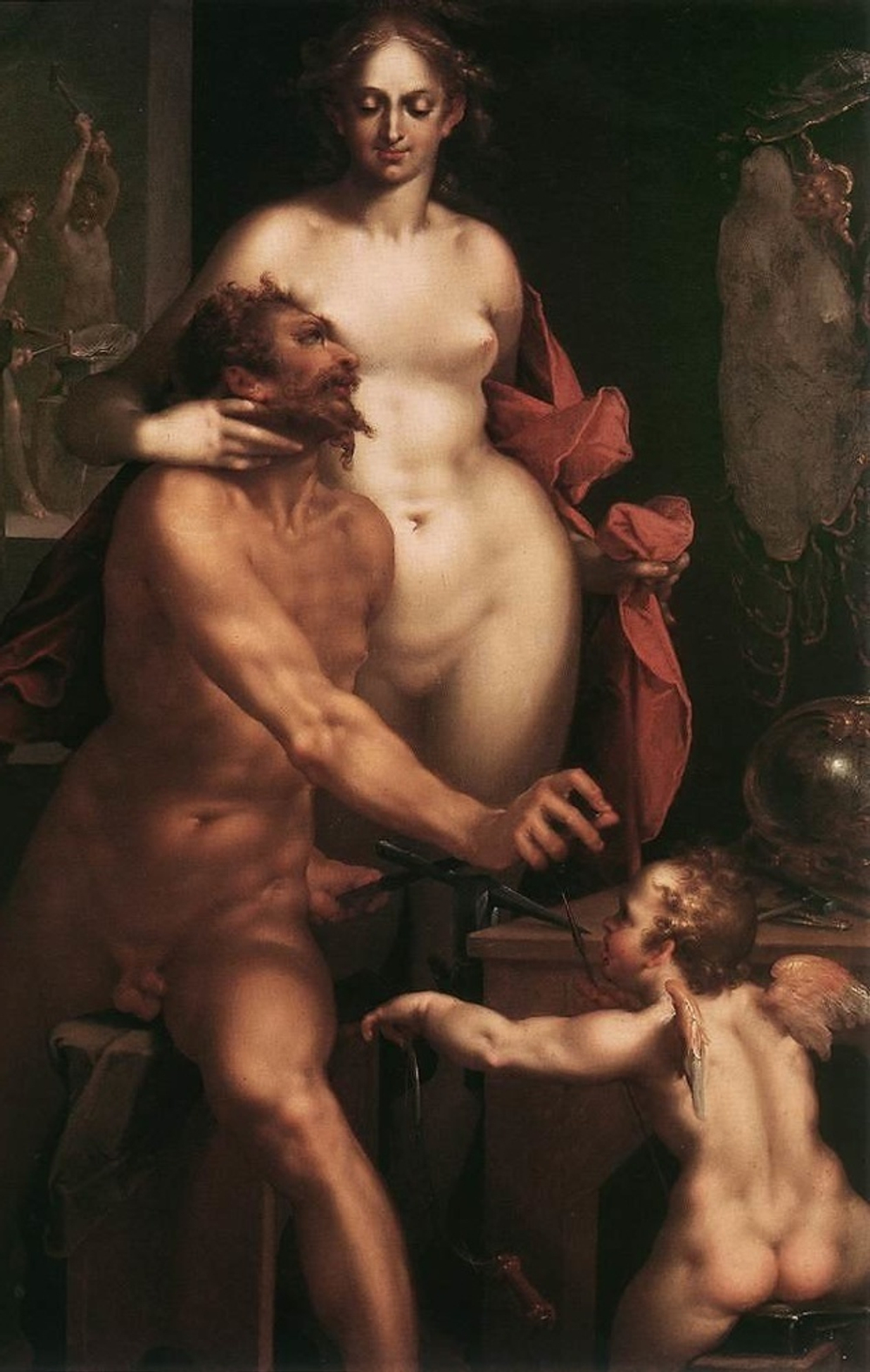 Bartholomaeus Spranger (1546–1611) - эротическое искусство фламандского художника Бартоломея Шпрангера
