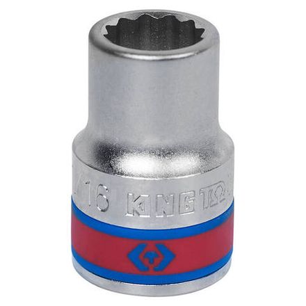 Цена на KING TONY (633022S) Головка торцевая стандартная двенадцатигранная 3/4", дюймовая 11/16"