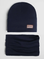 Шапка со снудом детская осенняя