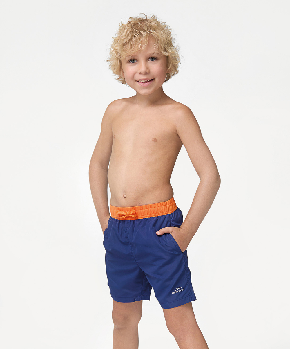Шорты для плавания Sailor Navy/Orange, полиэстер, детский