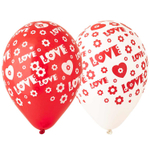 Шар латексный 30см LOVE (Ассорти)