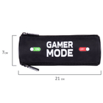 Пенал BRAUBERG 3 отделения нейлон 21х7х7 см "Gamer" (2 штуки в упаковке)