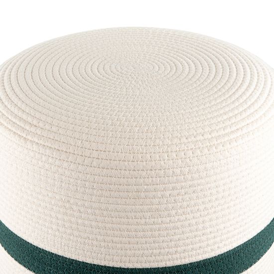 Пуф andrin, светло-бежевый/зеленый