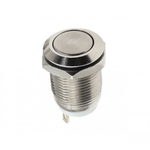 Кнопка металлическая с фиксацией 12мм