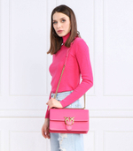 кожаная сумка через плечо love one classic Pinko - розовый(100941 A0F1)