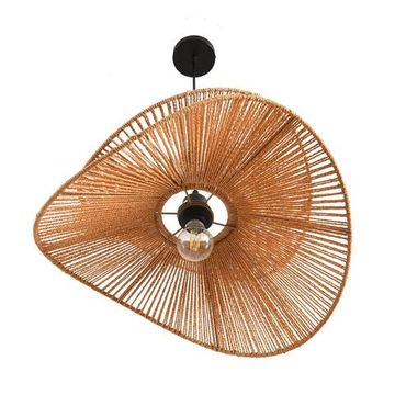 8381/1 ECO LN черный/бежевый, металл/джутовый шнур Подвес E27 40W 220V ROPE