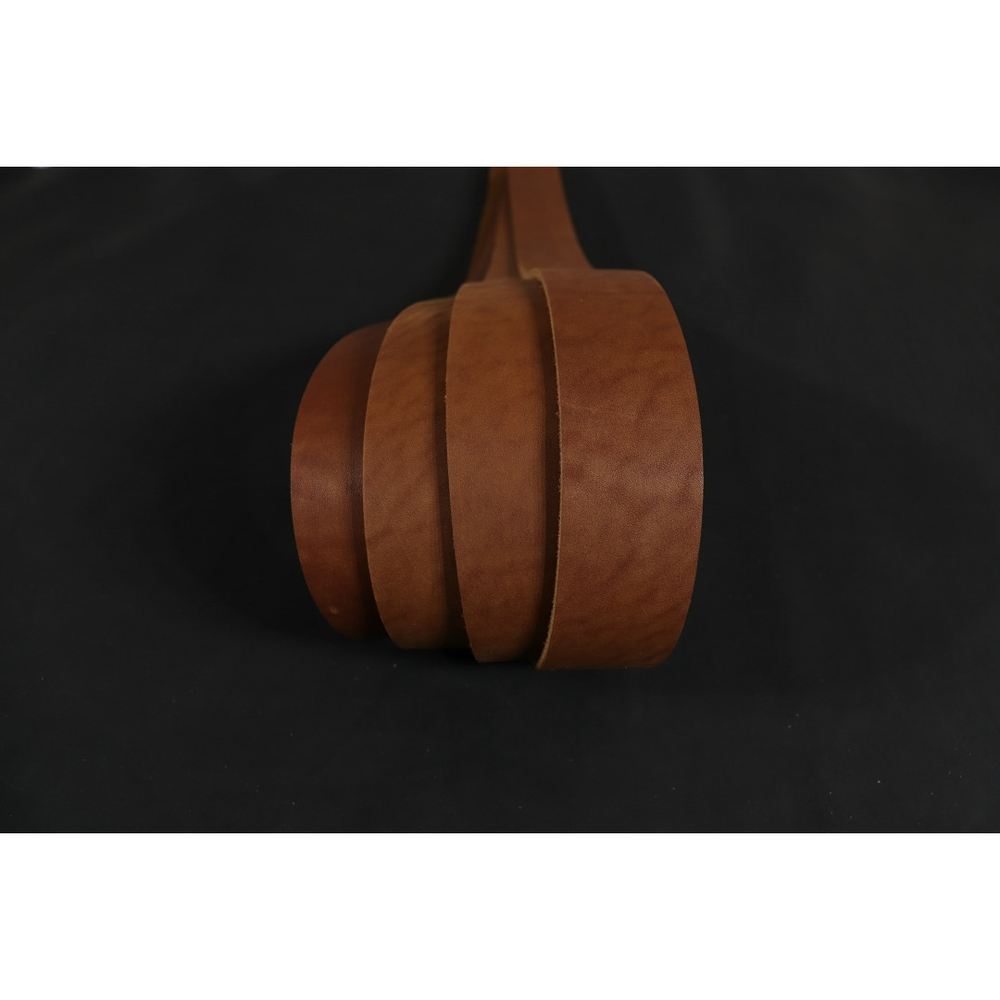 Ременная заготовка Коньяк гладкая