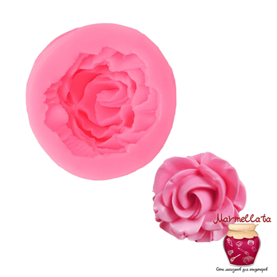 Молд силиконовый "Роза" 4,5*2 см