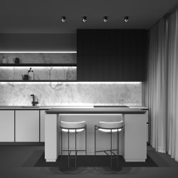 Светильник точечный светодиодный потолочный Maytoni   C085CL-9W4K-B