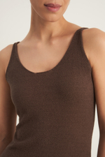 Платье FLUFFY, серо-коричневый