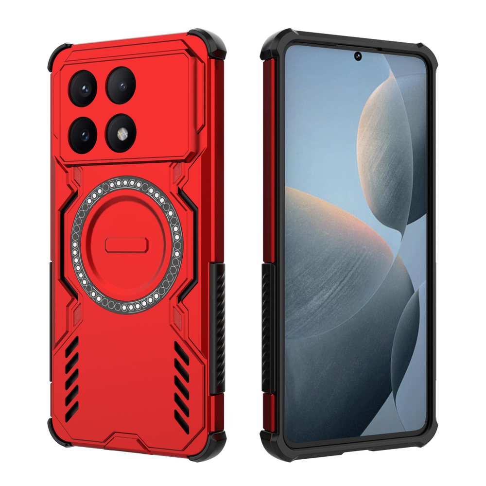 Защитный чехол Space Shell Magnetic Case для Poco X6 Pro 5G