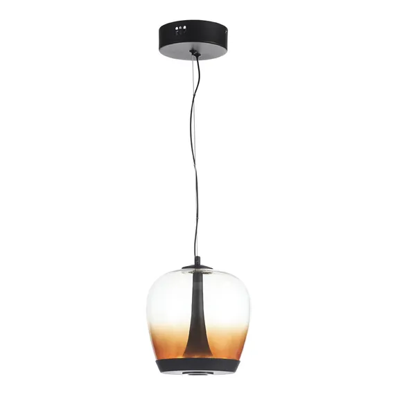 SL6014.413.01 Светильник подвесной ST-Luce Черный/Коричневый, Черный LED 1*17W 3000K RIPPLE