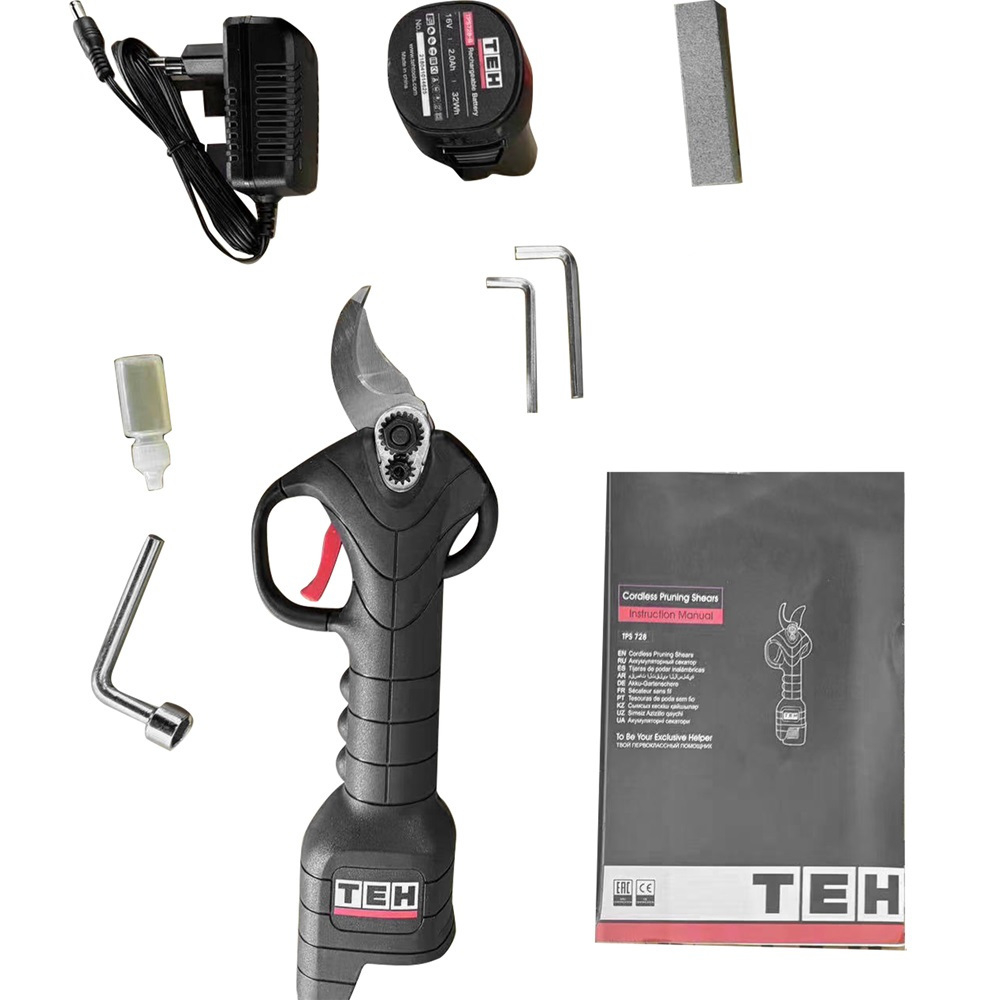 Секатор аккумуляторный 16V TEH TPS728