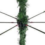 Ель новогодняя искусственная "Пушистая" 120 см, с инеем и шишками, зеленая, ЗОЛОТАЯ СКАЗКА, 592043