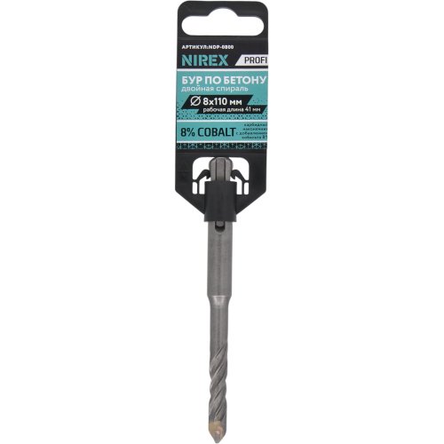 Бур NIREX Profi SDS+ 8*110 NDP-0800