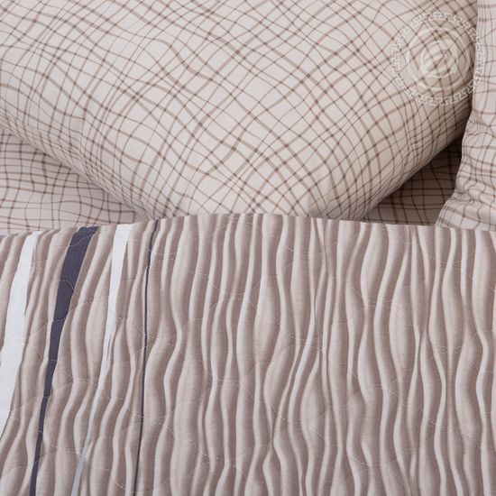 Евро комплект постельного белья Эльбрус бязь Зима-Лето