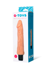 Реалистичный вибратор A-Toys вторая кожа (17,7 см) (Цвет: телесный)