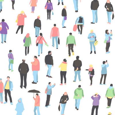 толпа людей