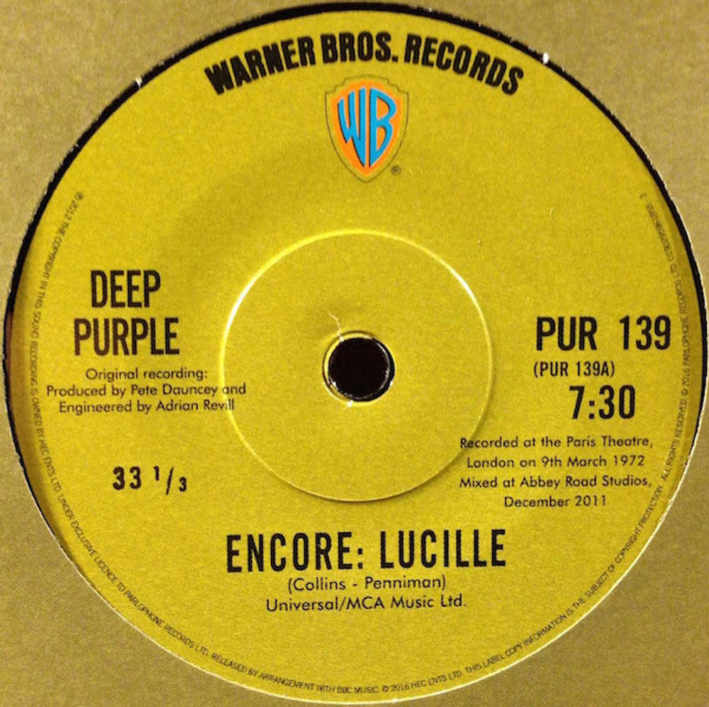Deep Purple / In Concert '72 (2LP+7"Vinyl Single)