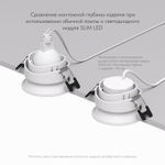 DK3103-WH Встраиваемый влагозащищенный светильник, IP 65, 10 Вт, GU5.3, LED, белый, пластик