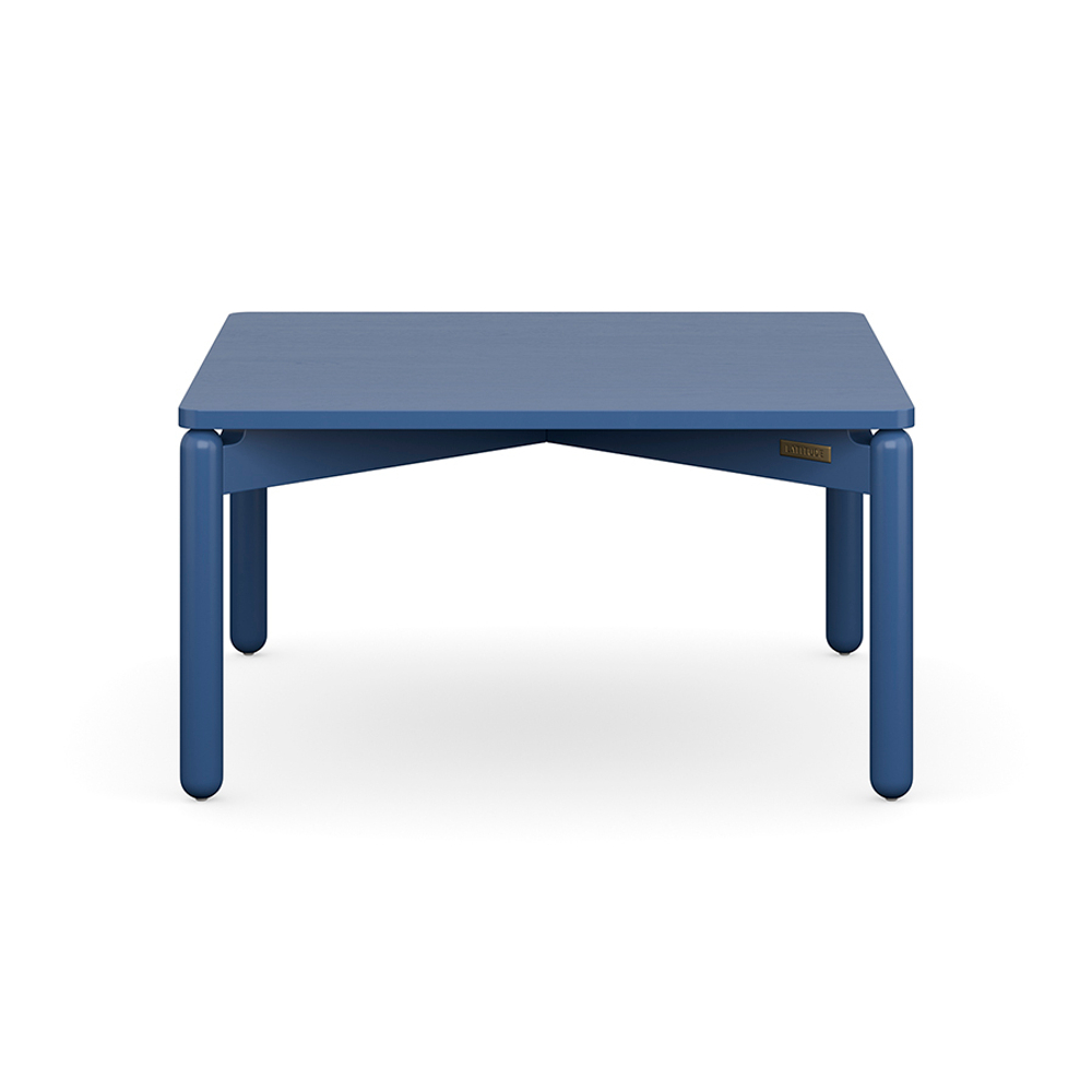 Столик кофейный saga, 75х75 см, синий