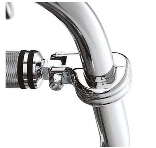 50957-02C Комплект 2-х кронштейнов сложной формы, соответствующ.конструктивным особенностям мотоцикла подставок для ног на дуги безопасности