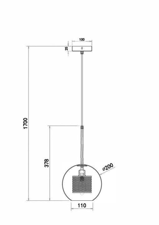 Подвесной светильник Freya Bogota FR8018PL-01BS