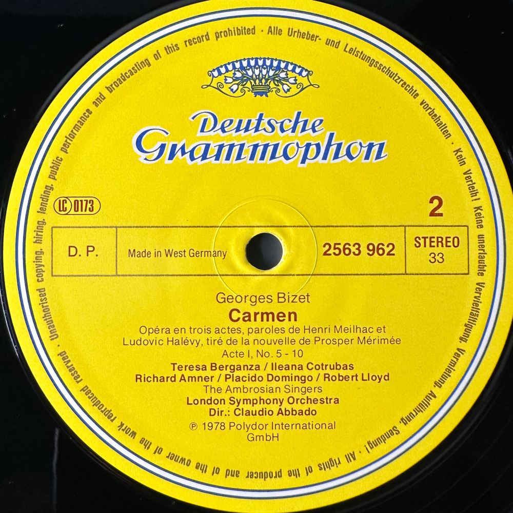 Бизе - Кармен 3LP (Германия 1984г.)