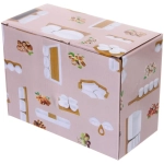 Масленка деревянная «White magic» 18*11,5*7см с крышкой из керамики, без надписи