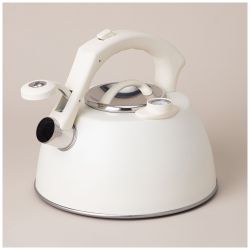 ЧАЙНИК AGNESS СО СВИСТКОМ, СЕРИЯ ТЮДОР, 2,8Л ТЕРМОАККУМУЛИРУЮЩЕЕ ДНО,ИНДУКЦИЯ,ВСТРОЕННЫЙ ТЕРМОМЕТР