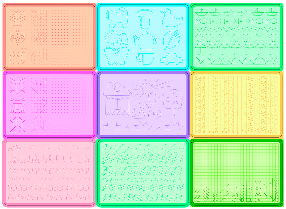 Игра развивающая Прописи Пиши стирай