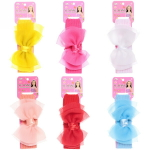 Повязка на голову детская на блистере «Little Krasa - Элис», 6 цветов, 3,5*17 см