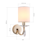 SL1405.221.01 Светильник настенный ELEGANCE E14*1 40W