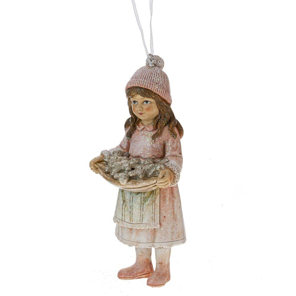 GAEM Фигурка декоративная подвесная "Девочка", L5,5 W4 H12 см, 3в.