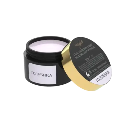 Гель моделирующий самовыравнивающий молочно-йогуртовый Голубика 15мл ОПЦИЯ