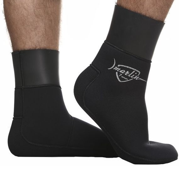 Носки Marlin WaterLock Sandwich 10 мм Черные