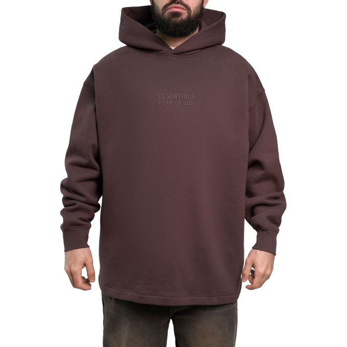 Fear of God Essentials Fleece Relaxed Hoodie "Plum"