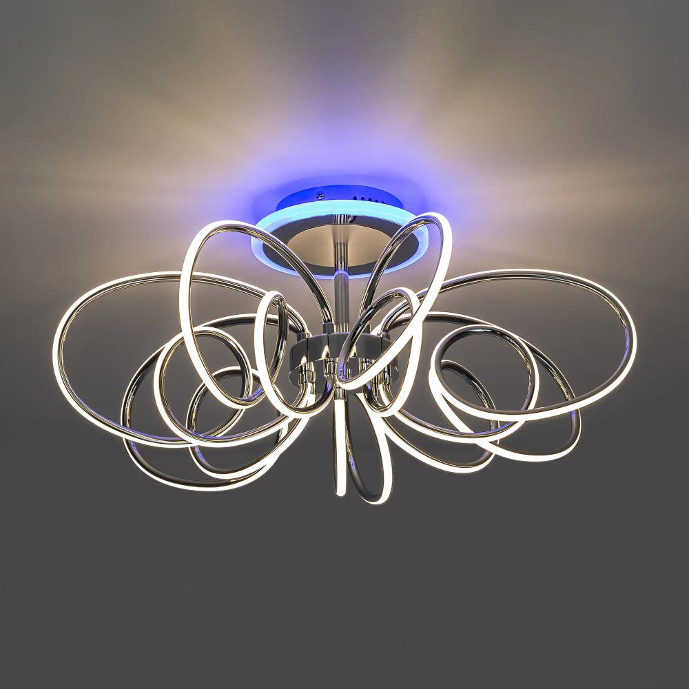 Citilux SALMA SMART CL224A171 RGB LED Умная люстра Хром